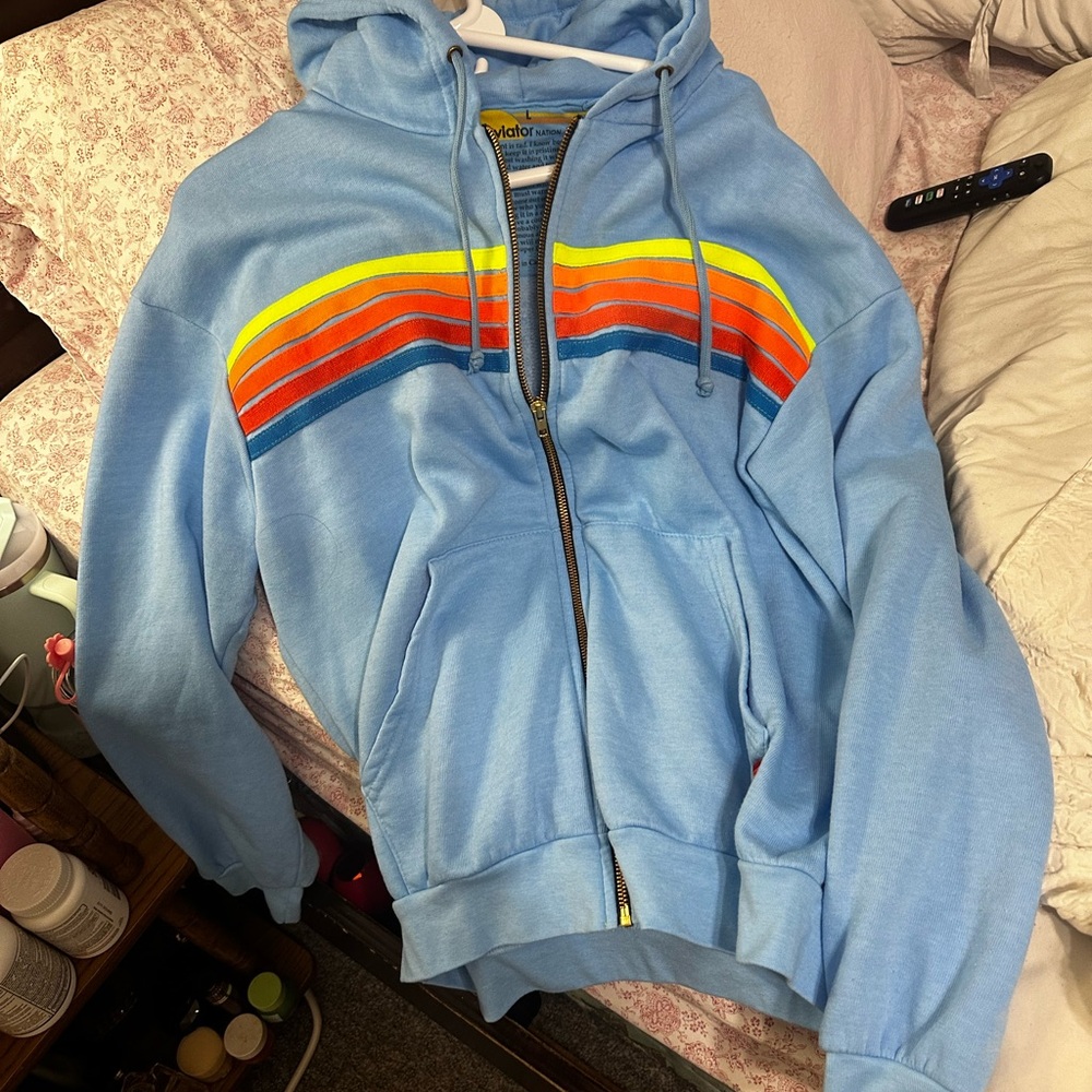 Aviator nation zip up hoodie NWOT size large